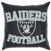 FOCO NFL 2 Pack Throw Pillow Cover 18 x 18, Las Vegas Raiders view 2