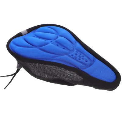 Mountain Bike Horse Saddle Pad Dirt Bikes Kids Bike Padded Bike Saddle Cushion Bike Saddle Blue Gel Seat Cushion Bicycle Seat Off-Road Accessories 3D Bike Seat Cover