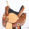 HILASON Western Horse Saddle American Leather Treeless Trail Barrel Tan | for Horses view 4