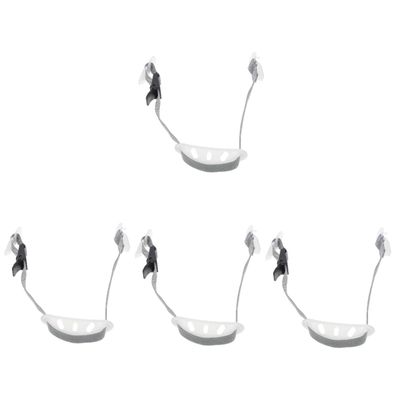 Sosoport 4pcs Helmet Chin Strap Adjustable Hard Hat Chin Strap for Construction Workers and Stable Safety Helmet Accessory Elastic Design Replacement