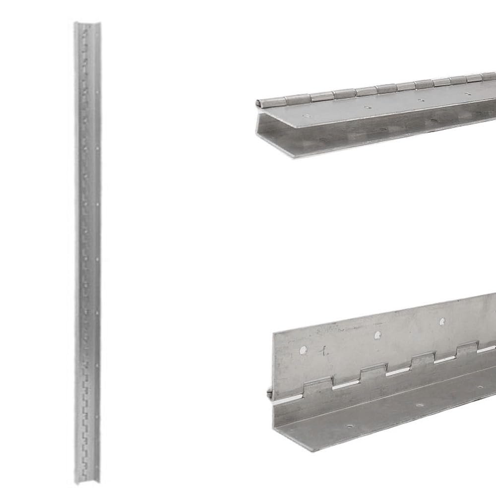 Boat Offset Piano Hinge | 15 Gauge Aluminum 12 Inch