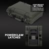 NANUK 910 Waterproof Hard Case with Foam Insert for Pistol Optic Ready, Olive view 2