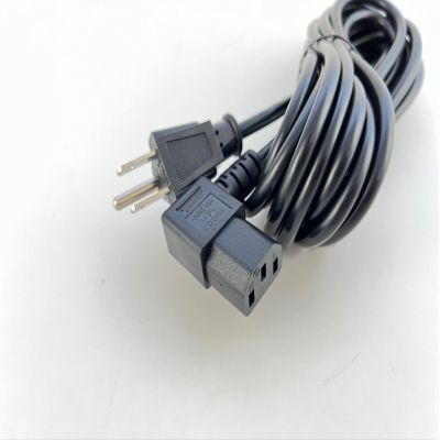 [UL Listed] OMNIHIL Extra Long 15FT L-Shaped C13 Power Cord Compatible with LifePro Waver Press Vibration Plate Exercise Machine