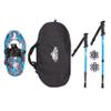 Lightweight Aluminum Frame Snowshoes with Dual Ratchet Bindings, Nylon Heel Strap, HDPE Decking, Includes Heavy Duty Carry Bag, Available in Adult and Kids Sizes, 14", Blue, Snowshoe Kit view 1