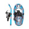 Lightweight Aluminum Frame Snowshoes with Dual Ratchet Bindings, Nylon Heel Strap, HDPE Decking, Includes Heavy Duty Carry Bag, Available in Adult and Kids Sizes, 14", Blue, Snowshoe Kit view 4