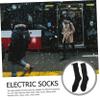 Sosoport 1pair Rechargeable Electric Heated Socks for Thermal Battery Socks Comfortable Foot Warmers for Outdoor Sports Skiing Cycling and More view 3