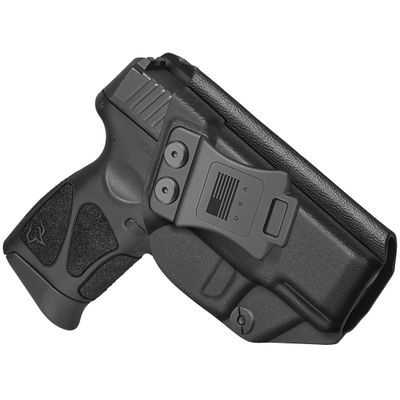 G19/19X/44/45/23/32 Holster IWB Kydex Fit: Glock 19/19X/44/45/23/32 (Gen 3 4 5) Pistol  Inside Waistband Concealed Carry  Adj. Cant & 'Posi-Click' Retention  No Jitter - Right Hand Draw- Texas Made
