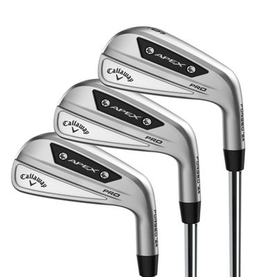 Callaway 2024 Apex Pro 7 Iron, Left Handed, Steel, Stiff, Standard