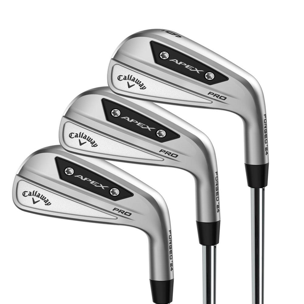 Callaway 2024 Apex Pro 7 Iron, Left Handed, Steel, Stiff, Standard