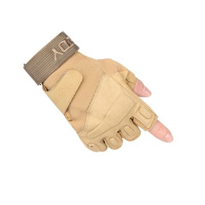aypet Half Finger Protective Gloves Outdoor Wear Resistant Cut Resistant Cycling Gloves