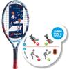 Babolat Ballfighter 17 Inch Tennis Racquet Bundled with 3 Purple Overgrips and 3 Red Foam Tennis Balls view 2