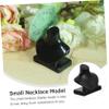 Cabilock Mini Necklace Holder for Dolls 20pcs Play House Miniature Necklace Models Display Jewelry Accessories view 3