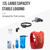 AONIJIE Running Hydration Backpack Vest 12L High Capacity Lightweight Trail Running Vest for Hiking Camping Climbing (Black,S/M) view 4