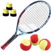 Babolat Ballfighter 17 Inch Tennis Racquet Bundled with 3 Yellow Overgrips and 3 Red Felt Tennis Balls view 1