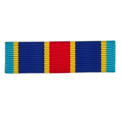 Jaymil Products Navy and Marine Corps Overseas Service Ribbon (1st Award) - Blue, Red - Polyester - Military Ceremonies