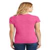 CornBorn Kansas T-Shirt - Women's Premium Tri-Blend Tall Kansas Small Jayhawks - Pink - Large view 2