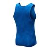 Maiyifu-GJ Men's Gym Sport Fitness Slim Fit T-Shirt Athletic Workout Quick-Dry Shirts Sleeveless Compression Tank Top (Blue,XX-Large) view 3