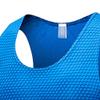 Maiyifu-GJ Men's Gym Sport Fitness Slim Fit T-Shirt Athletic Workout Quick-Dry Shirts Sleeveless Compression Tank Top (Blue,X-Large) view 4