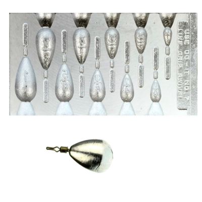 Do It Mold Finesse Teardrop Drop Shot Weight Sinker Size: 1/16, 1/8, 3/16, 1/4, 5/16, 3/8, 1/2, 5/8, 3/4, 1 oz Do it Mold (3511) TDF-10-A