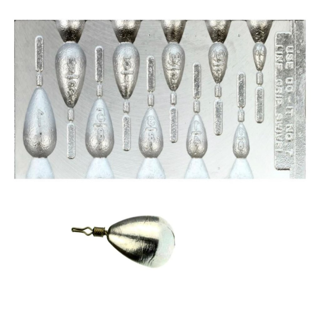 Do It Mold Finesse Teardrop Drop Shot Weight Sinker Size: 1/16, 1/8, 3/16, 1/4, 5/16, 3/8, 1/2, 5/8, 3/4, 1 oz Do it Mold (3511) TDF-10-A