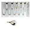 Do It Mold Finesse Teardrop Drop Shot Weight Sinker Size: 1/16, 1/8, 3/16, 1/4, 5/16, 3/8, 1/2, 5/8, 3/4, 1 oz Do it Mold (3511) TDF-10-A view 1
