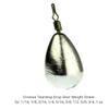 Do It Mold Finesse Teardrop Drop Shot Weight Sinker Size: 1/16, 1/8, 3/16, 1/4, 5/16, 3/8, 1/2, 5/8, 3/4, 1 oz Do it Mold (3511) TDF-10-A view 2