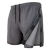 Unisex Hip Knee Surgery Recovery Shorts Men Tear Away Short Pant Breakaway 2 Side Snap Shorts Adaptive Clothing Women Gray L view 1