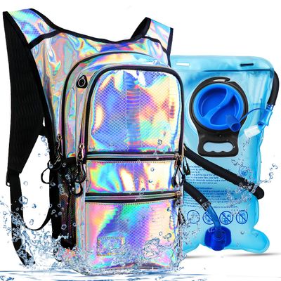CITCAR Hydration Pack, Water Backpack with 3L Hydration Bladder Lightweight Insulation, Festival Essential, Rave Hydration Backpack, Hydropack Backpack for Rave, Hiking, Biking, Festival Gear