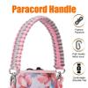 AceTreker 40 oz Neoprene Water Bottle Holder with Strap for Insulated Metal Hydro Jug Water Bottles, Sleeve Carrier Bag for Camping Trip-Pink Flowers view 2