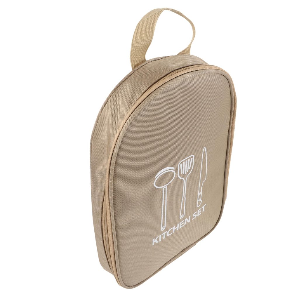 Alipis Camping Tableware Organizer Bag Multi-Functional Cutlery Storage Pouch for Easy Access Picnic Utensil Holder Lightweight and for Hiking and Camping Trips