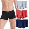 feichan ashion plus size men's boxer briefs modal quick dry moisture wicking soprt fitness oversized underwear men 3pc(XXL,810) view 1