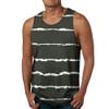 Maiyifu-GJ Men's Contrast Sports Sleeveless Tank Top Summer Vacation Vest With Hem Casual Beach Loose Printed Undershirt (Grey,Large) view 1