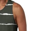 Maiyifu-GJ Men's Contrast Sports Sleeveless Tank Top Summer Vacation Vest With Hem Casual Beach Loose Printed Undershirt (Grey,Large) view 3