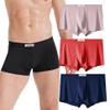 feichan ashion plus size men's boxer briefs modal quick dry moisture wicking soprt fitness oversized underwear men 3pc(XL,805) view 1