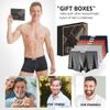 feichan ashion plus size men's underwear sports boxer briefs cotton huge pouch trunks sports fitness underpants 3Pc(4XL,803) view 3