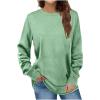 Uillui Casual 4-Way Stretch Shirts Womens Fall 2023 Fashion Long Sleeve Legging Tunic Tops Crewneck Sweatshirt Dressy Blouse view 1