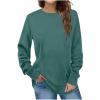 Uillui Casual 4-Way Stretch Shirts Womens Fall 2023 Fashion Long Sleeve Legging Tunic Tops Crewneck Sweatshirt Dressy Blouse view 1