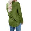 Uillui Casual 4-Way Stretch Shirts Womens Fall 2023 Fashion Long Sleeve Legging Tunic Tops Crewneck Sweatshirt Dressy Blouse view 3