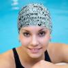 Faith, Hope and Love with Cross and Hearts Adult Swim Caps Durable Bathing Cap Swimming Hats for Women Men view 4