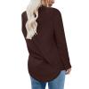 Uillui Casual 4-Way Stretch Shirts Womens Fall 2023 Fashion Long Sleeve Legging Tunic Tops Crewneck Sweatshirt Dressy Blouse view 3
