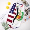 American and Peruvian Flag Pets Shirt Vest Cute Dog Tank Top Soft Sleeveless T-Shirt for Puppy Kitty Cats S view 4