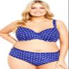 Avenue Women's Plus Size Microfiber Print Hi Cut Brief, 22-24 view 1