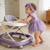 Baby Girl Ruffle Sleeve Romper Dress Infant Jumpsuit Tutu Skirt Set Newborn Princess Tulle Dresses Headband Outfit (Purple-Sleeveless, 12-18 Months) view 3
