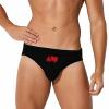 Firefighter Fire Truck Mens Swimming Trunks Sexy Low Rise Swim Briefs Bikini Swimsuit Swimwear Bathing Suit S view 1
