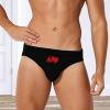 Firefighter Fire Truck Mens Swimming Trunks Sexy Low Rise Swim Briefs Bikini Swimsuit Swimwear Bathing Suit S view 2