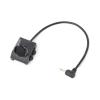 NECARL Remote Pressure Switch, Tactical Flashlight Weapon Light Switch with 2.5mm Plug for DBAL NGAL PEQ Laser with 2.5mm Interface, Aluminium Alloy Switch Fit for 20mm Picatinny Rail (2.5-BK) view 1