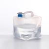 Kichvoe 2pcs Water Container Portable Outdoor Water Storage Bucket for Camping Hiking Bbq and Travel -wear Pe Material Strong Handle Transparent view 3