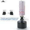 Campingmoon Gas Canister Refill Adapter Isobutane/ButaneGas Cartridge Convertor Camping Stove Adapter Lindal Valve Canister Shifter BKZ15 view 3