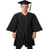 Eandarui Graduation Gown Robes Unisex Adult Matte Masters Degree Graduation Cap Judge Church Fancy Dress Black 3X-Large view 1