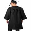 Eandarui Graduation Gown Robes Unisex Adult Matte Masters Degree Graduation Cap Judge Church Fancy Dress Black 3X-Large view 4